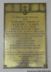 5. Capt Tomes Plaque